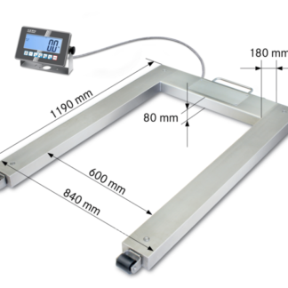 Pallet scale UXC 1.5T-4M Stainless Steel